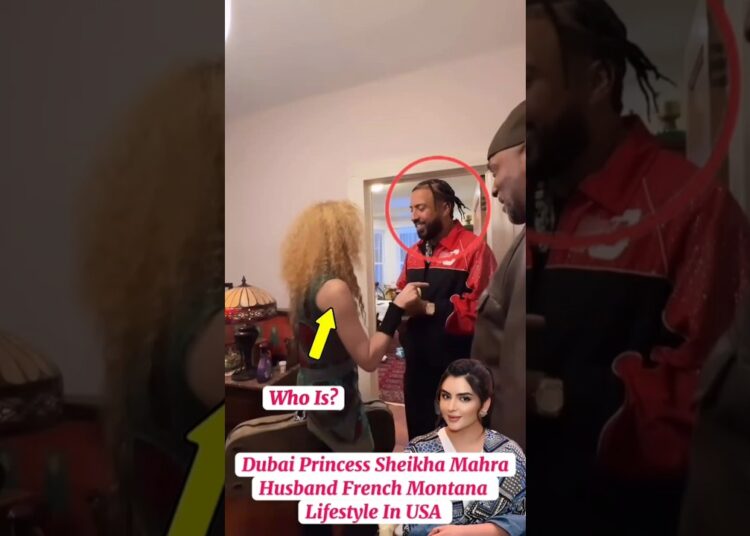 Dubai Royal Family|Dubai Princess Sheikha Mahra Husband French Montana & Wife#lifestyle#shorts