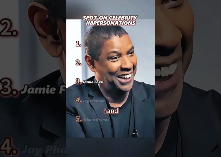 SPOT-ON CELEBRITY IMPERSONATIONS#foryou #funny #celebrity #imitate #mimic #fyp #viral #celebration