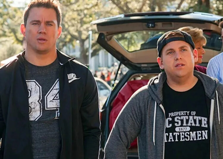 Jonah Hill and Channing Tatim in 22 Jump Street