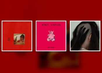 Album covers for Malcolm Todd's Do That Again, Vince Staples' Cry Baby and Skrillex's SOMA