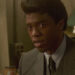 James in a grey suit and pompadour in Get On Up (2014)