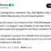 Tweet by Alexis Ohanian addressing a slur about Michelle Obama at a UFC event. He mentions resigning from Reddit over hate content.