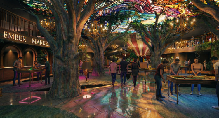 Rendering of The Looking Glass, which opens in The CTR next year.