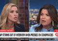 Caroline Sunshine fights with Ana Navarro on CNNCredit: CNN