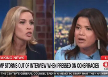 Caroline Sunshine fights with Ana Navarro on CNNCredit: CNN