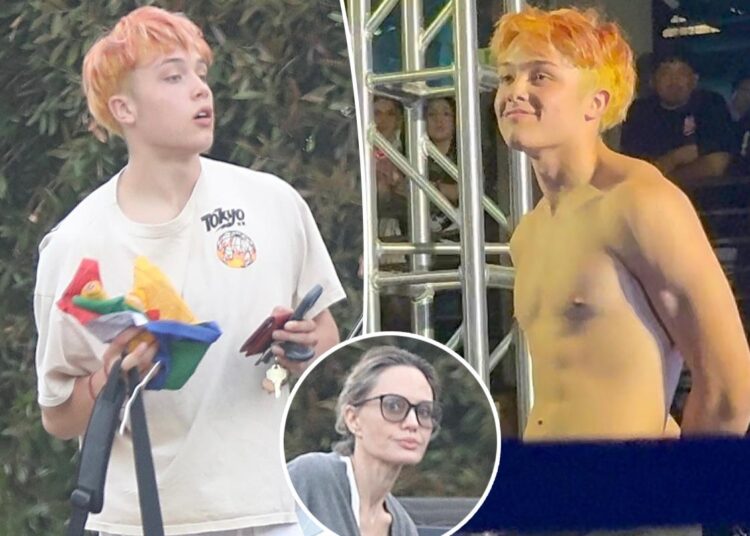 Angelina Jolie and Brad Pitt's son Knox dropped F-bomb in graduation speech hours before Muay Thai showdown