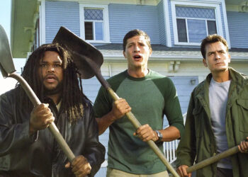 Anthony Anderson, Simon Rex and Charlie Sheen in Scary Movie 3Credit: Rob Mcewan/Dimension/Miramax/Kobal/Shutterstock