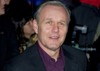 Anthony Head arrives for the European premiere of "The Iron Lady" on Jan. 4, 2012, in London. (AP Photo/Jonathan Short)