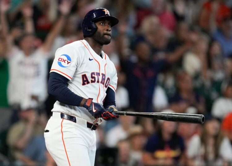 Astros slugger Yordan Alvarez becomes 1st MLB player to hit grand slam, multi-run HR in 1st inning | Sports