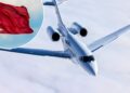 Bahrain Royal Family jet visits area during mission to RAF base