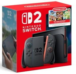 Nintendo Switch 2 Gaming Console (Choose Your Game Bundle)