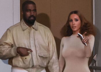 Kanye West and Bianca Censori