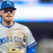 Kansas City Royals shortstop <a class="link " href="https://sports.yahoo.com/mlb/players/11771/" data-i13n="sec:content-canvas;subsec:anchor_text;elm:context_link" data-ylk="slk:Bobby Witt Jr.;sec:content-canvas;subsec:anchor_text;elm:context_link;itc:0" data-yga="{"yLinkElement":"context_link","yModuleName":"content-canvas","yLinkText":"Bobby Witt Jr.","ySubModuleName":"anchor_text","yHasCommerce":false}">Bobby Witt Jr.</a> (7)© Matt Blewett-Imagn Images