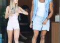 
Sam Asghari and his girlfriend Brooke Irvine were spotted enjoying a sunny day in Beverly Hills after stopping by a local café.