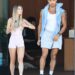 
Sam Asghari and his girlfriend Brooke Irvine were spotted enjoying a sunny day in Beverly Hills after stopping by a local café.