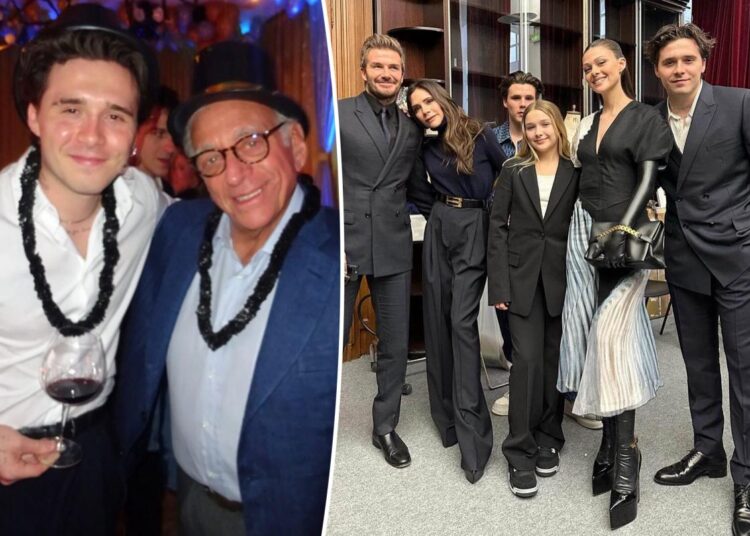 Brooklyn Beckham celebrates father-in-law's birthday amid family feud
