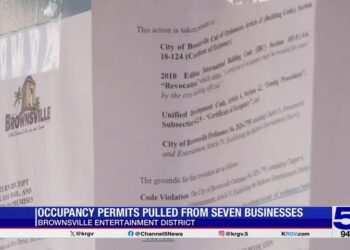 Brownsville shuts down seven businesses in city