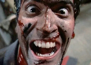 Ash Williams screaming