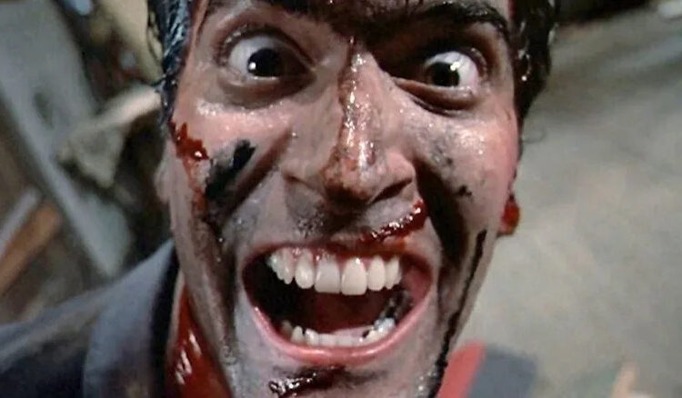 Ash Williams screaming