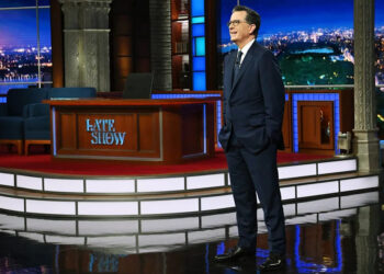 Stephen Colbert on 'The Late Show'Credit: Scott Kowalchyk/CBS