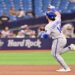 Kansas City Royals' Jac Caglianone rounds the base after his two-run home run during the fifth inning of a baseball game against the Tampa Bay Rays Tuesday, June 23, 2026, in St. Petersburg, Fla. (AP Photo/Jason Behnken)