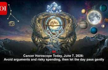 Cancer Horoscope Today, June 7, 2026: Avoid arguments and risky spending, then let the day pass gently