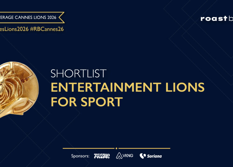 Cannes Lions 2026 unveils the Entertainment Lions for Sport shortlist, featuring 70 finalists that show how brands are using sport, fandom, talent, gaming and live experiences to create culture