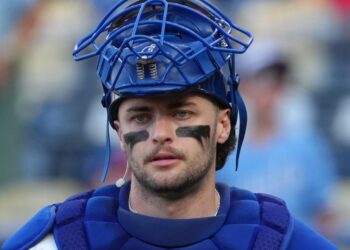 Carter Jensen is playing like a rookie catcher