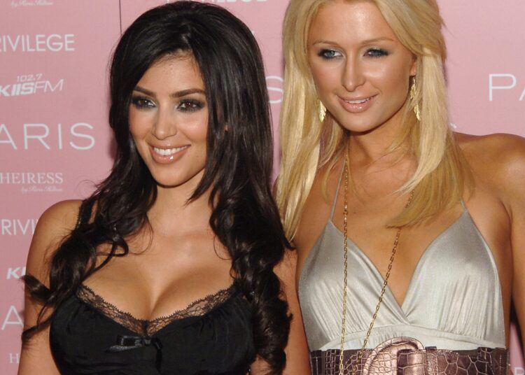 Kim Kardashian and Paris Hilton