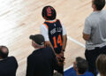Spike Lee attends Game Three of the NBA Finals between the San Antonio Spurs and the New York Knicks at Madison Square Garden in New York on June 8, 2026.
