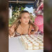 Everly Tatum was pictured blowing out her candles at her 13th birthday party.Instagram/Jenna Dewan