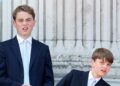 Cheeky Prince Louis' balcony antics return as royal family marks King's birthday parade