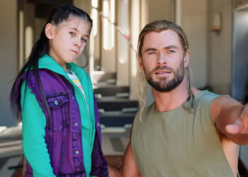 India and Chris in 'Thor: Love and Thunder'Credit: Marvel