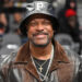 ATLANTA, GEORGIA - MARCH 10: Actor Chris Tucker attends the game between the Philadelphia 76ers and the Atlanta Hawks at State Farm Arena on March 10, 2025 in Atlanta, Georgia.