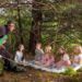 Pictured is Robyn Whelan age 10  and  Tuireann Whelan age 5 from Faha with sisters Erika Harrington age 6, Klara Harrington age 9 and Eva Whelan Kelleher age 9 from Tramore as they enjoy a magical seanchaí session with Bachelor In Trouble Tom Coffey deep in the Comeragh woodlands as the full programme for Comeraghs Wild Festival 2026 was officially launched, unveiling a summer celebration of music, culture, storytelling and outdoor adventure across Waterford’s spectacular Copper Coast and Comeragh region. The festival is on offer across Waterford from July 9th to 12th, 2026