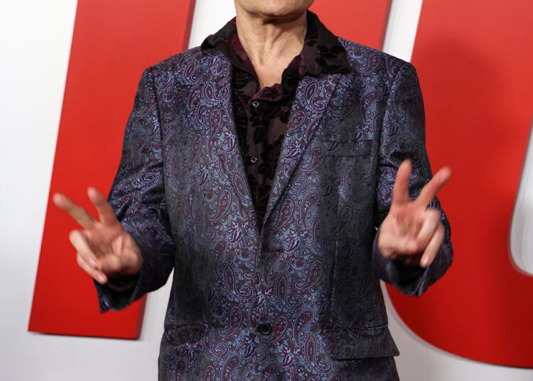 Corey Feldman arrives for the premiere of "Love Hurts" at the TCL Chinese Theater in Los Angeles on Feb. 3, 2025.