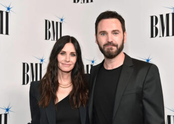 Courteney Cox and Johnny McDaid &lpar;Photo by Rodin Eckenroth&sol;FilmMagic&rpar;