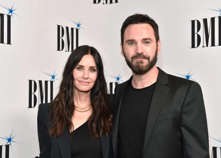 Courteney Cox and Johnny McDaid &lpar;Photo by Rodin Eckenroth&sol;FilmMagic&rpar;