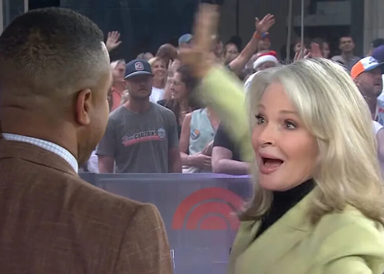 Hall winds up to slap Melvin on 'Today'Credit: TODAY/NBC