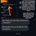 Screenshot of IG conversation