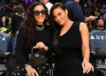Celebrities At The Los Angeles Lakers Game