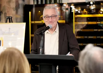 Robert De Niro speaks during the jury welcome lunch during Tribeca Festival on June 3, 2026, in New York City.