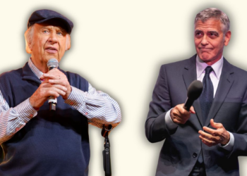 Did George Clooney verbally attack Southern gospel singer Bill Gaither, other celebrities over political views?