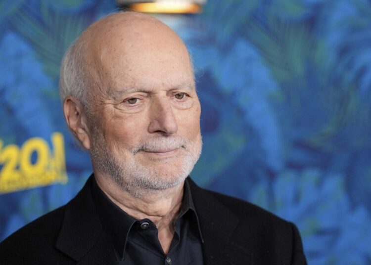 James Burrows, the director/executive producer of "Mid-Century Modern," poses at the premiere of the Hulu series on Tuesday, March 25, 2025, at the Directors Guild of America in Los Angeles. (AP Photo/Chris Pizzello)