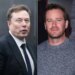 Elon Musk, left, gave a surprise boost to the controversial film “Citizen Vigilante,” starring Armie Hammer, last week.