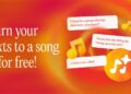 Turning text messages into songs with Suno