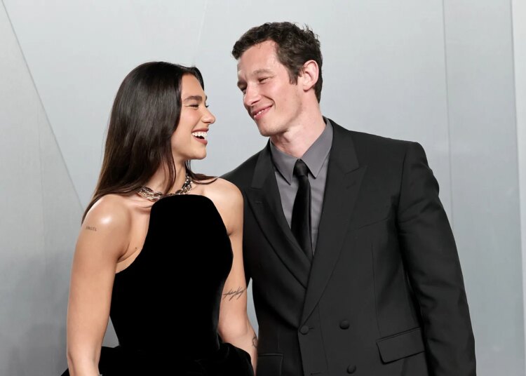 Dua Lipa and Callum Turner