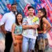Caelon Colbert (from left) plays Benny, with Fernanda Posadas as Nina, Jacob Rivera as Usnavi and Gabriella Martinez as Vanessa in Actors Theatre of Little Rock’s production of “In the Heights.”

(Special to the Democrat-Gazette/Caroline M. Holt)