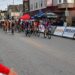 Racers sprint to the finish while the crowd cheers them on at the 2024 Centraal Bay View Classic in the Tour of America's Dairyland. Photo by Jeramey Jannene.