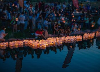 Photo courtesy of the Water Lantern Festival.